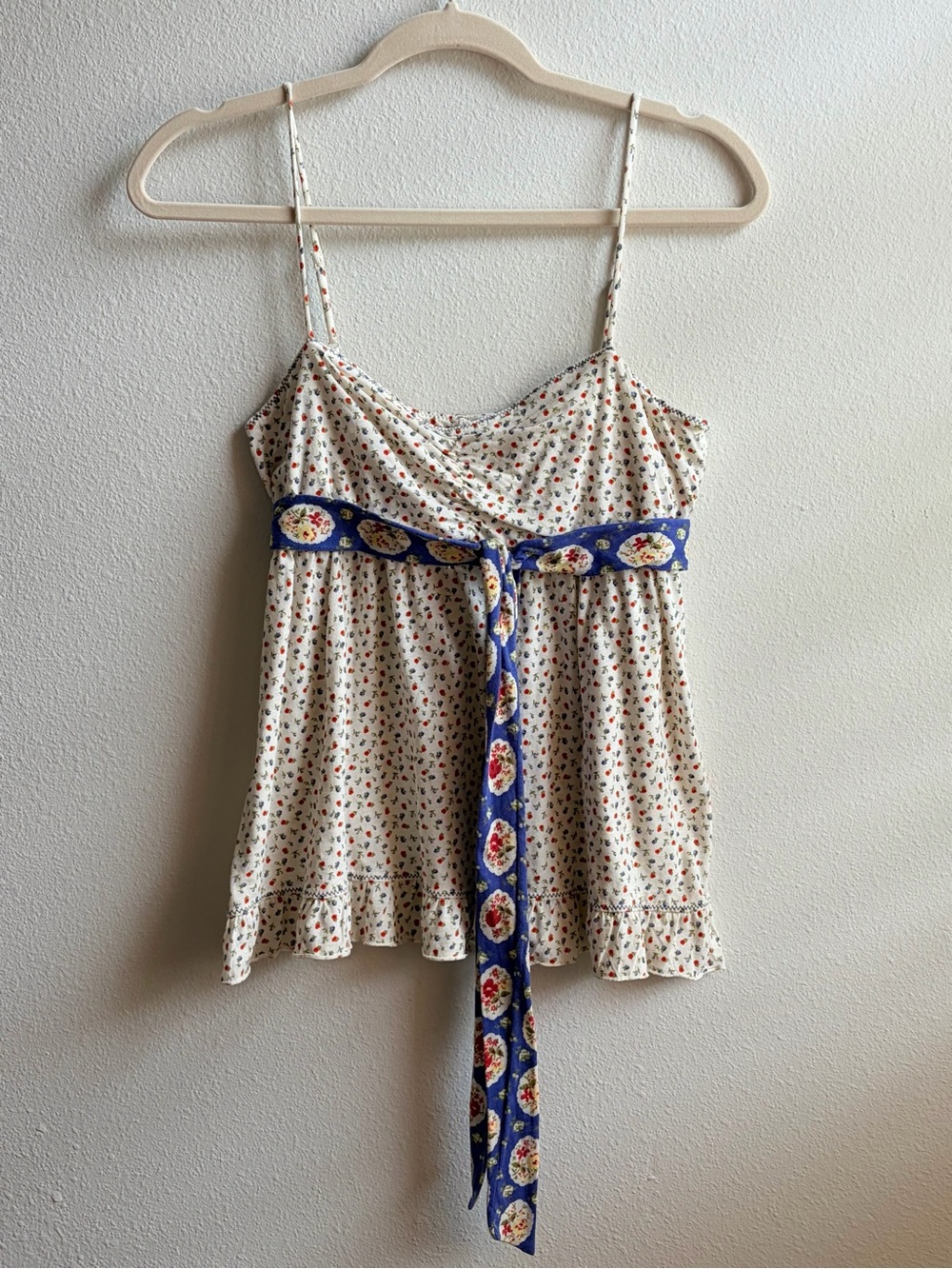 NWOT Anthropologie Lilka Ditsy Floral print tank camisole top M